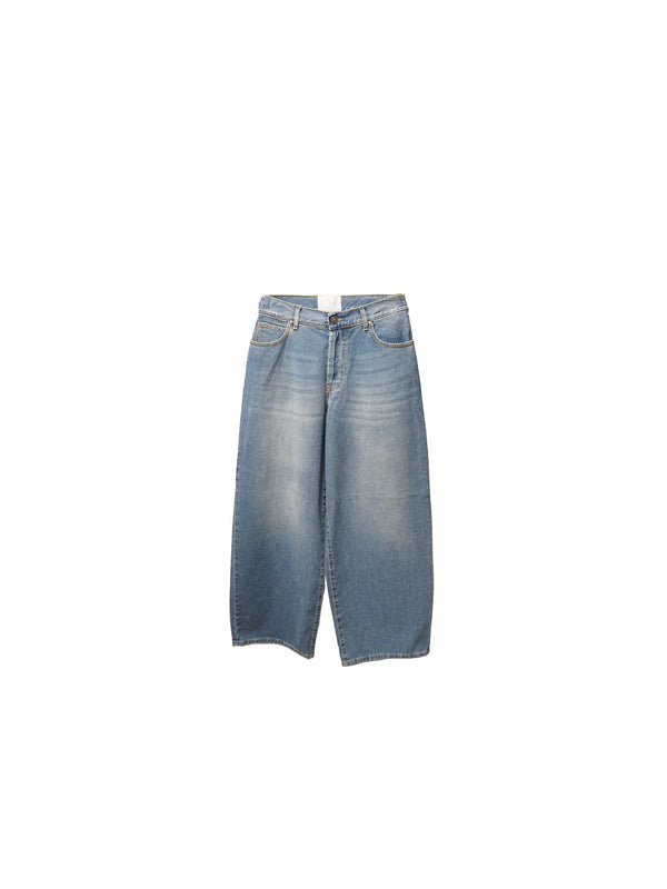 Jeans larghi blu