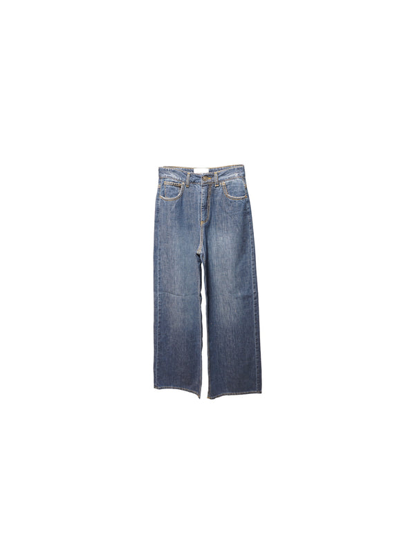 Jeans larghi in denim