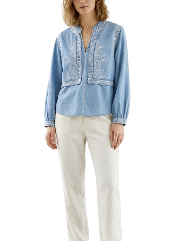 Camicia con ricami