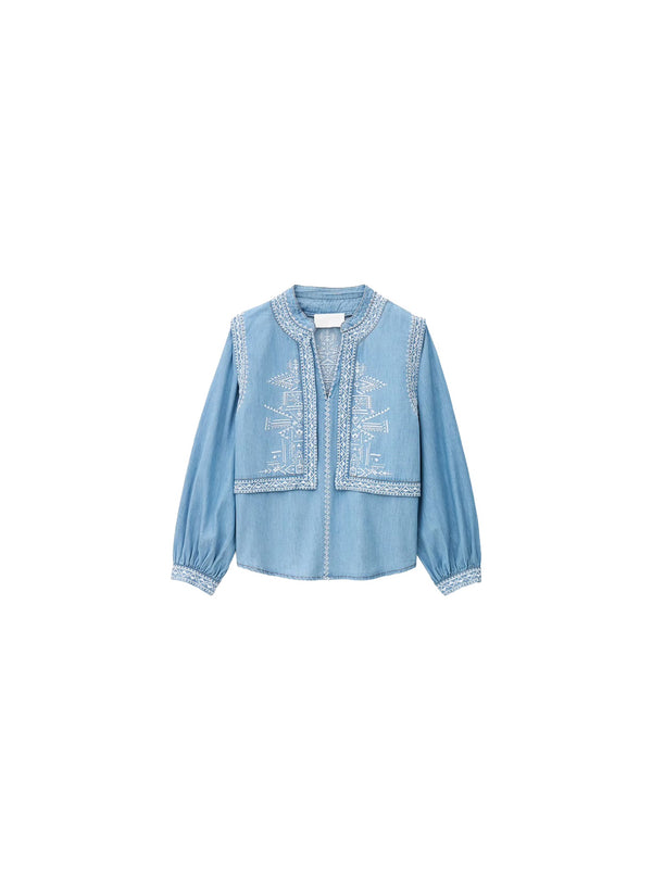 Camicia con ricami