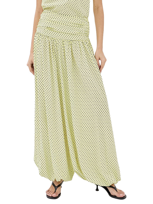 Pantalone balloon a pois