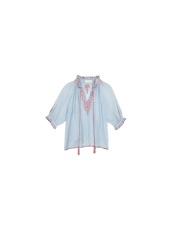 Camicia ricamata