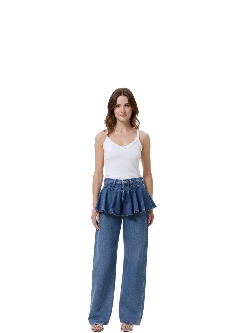 Jeans à volants