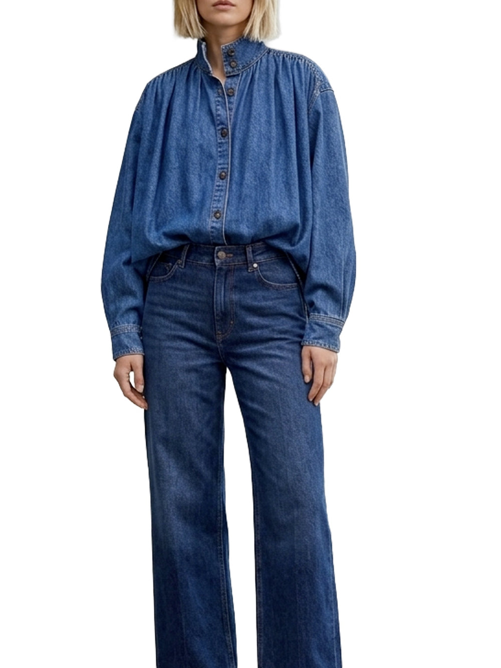 Blusa sbuffata oversize