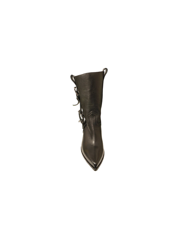 Stivale texano in pelle