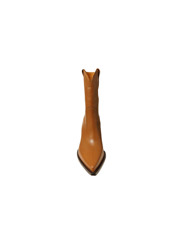 Stivaletto texano in pelle