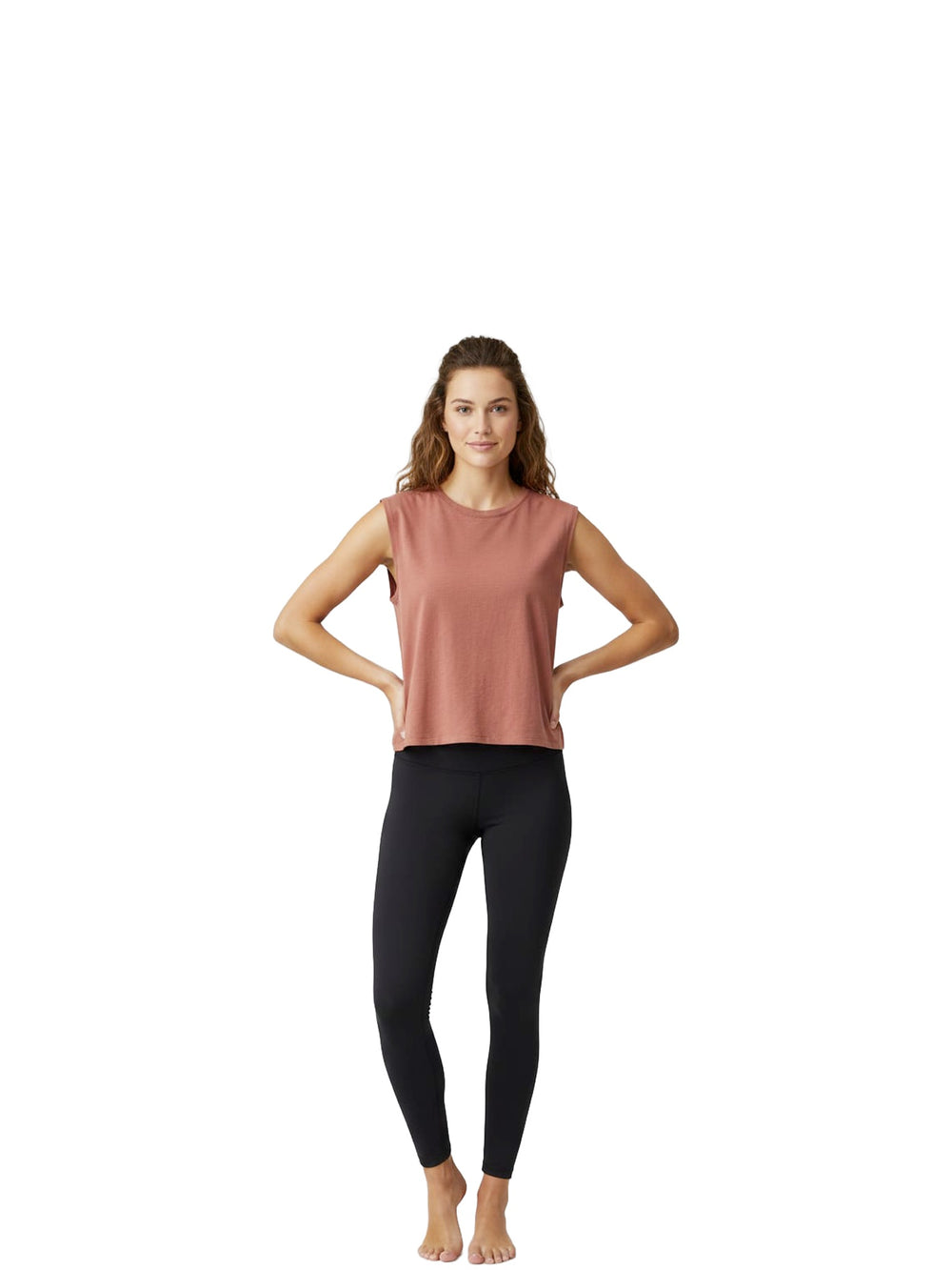 T-shirt sans manches en coton