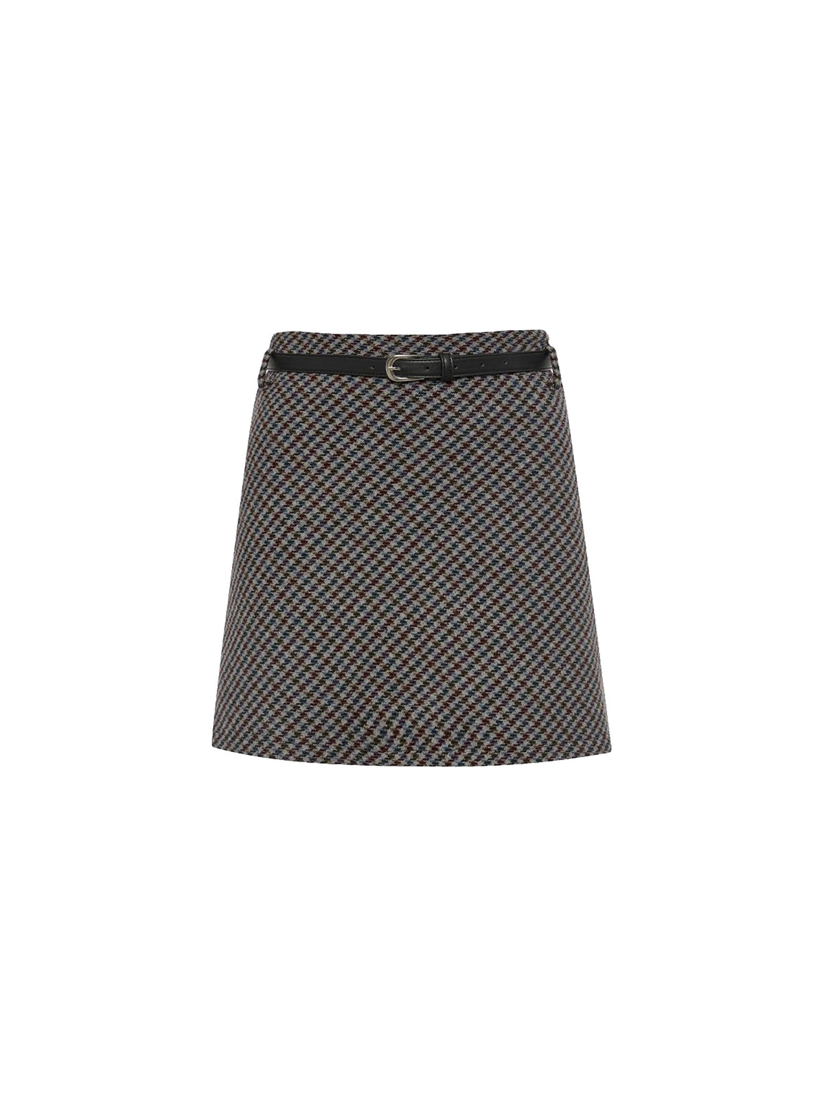 Geometric Check & Knit