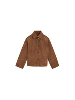 Caban oversize in ecosuede