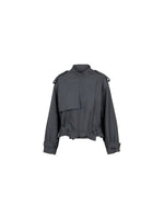 Trench cropped oversize