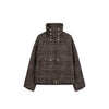 Bomber oversize in piede de poule