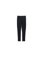 Leggings con profilo in pelle