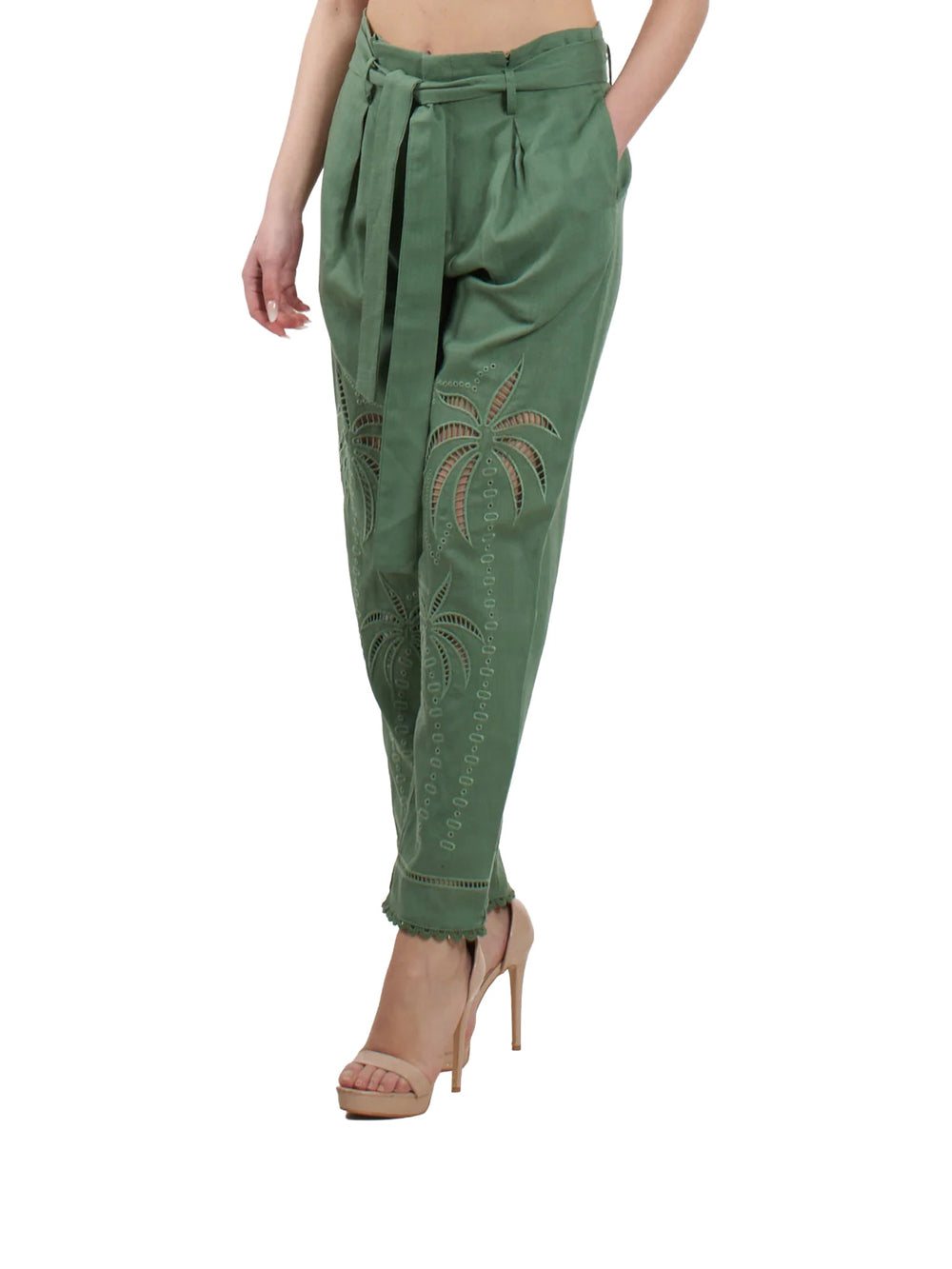 Pantalone ricamato