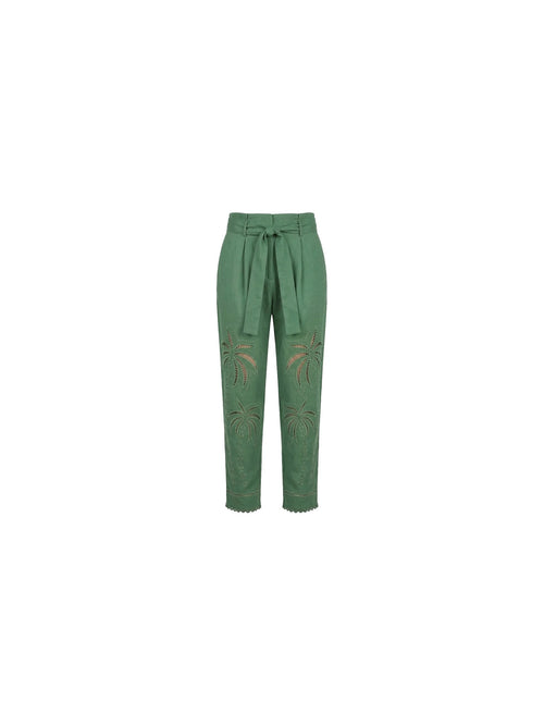 Pantalone ricamato
