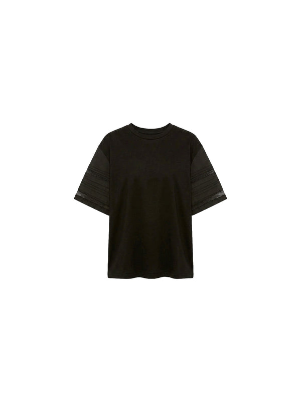 T-shirt inserti in pizzo