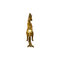 Statue de cheval cabré en laiton