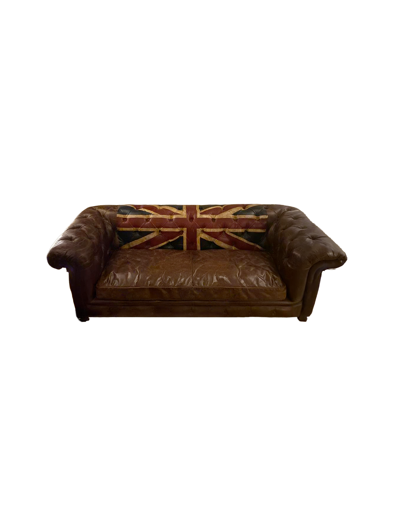 Rebel Union Jack - Iconico divano Chesterfield in pelle