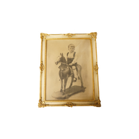 Coppia di Ritratti Fotografici d'Epoca