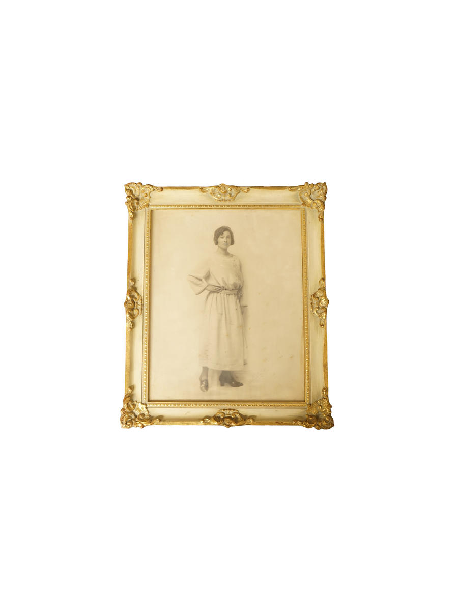 Coppia di Ritratti Fotografici d'Epoca